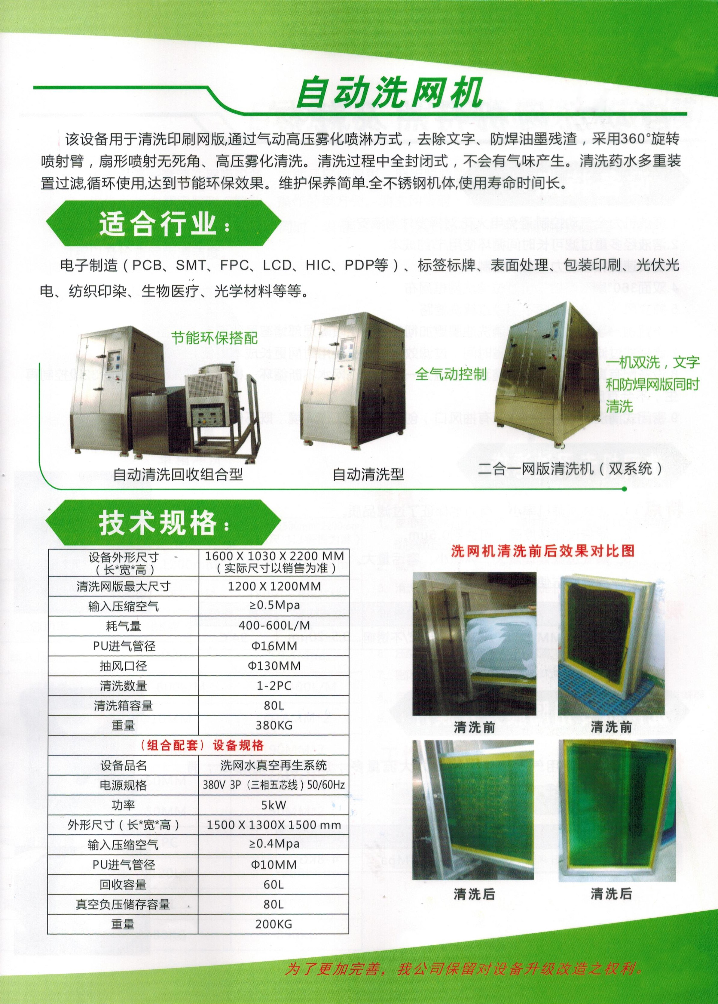 自動洗網(wǎng)機(jī)